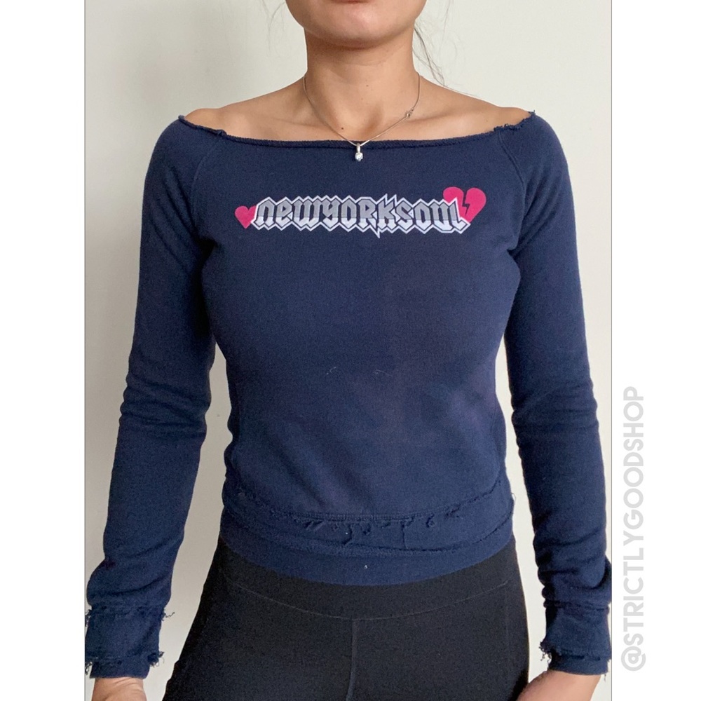 Triple Five Soul - New York off shoulder sweater-